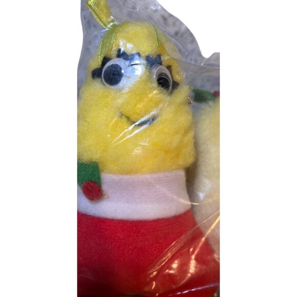 Del Monte YUMKINS Christmas Ornaments Set of 6 Fruits & Vegetables 1991 - Picture 4 of 13